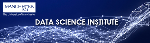 The University of Manchester Data Science Institute banner.