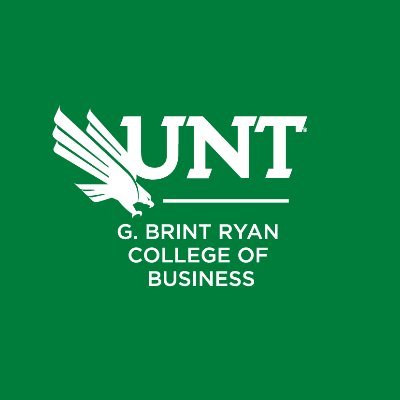 UNT G. Brint Ryan College of Business logo.