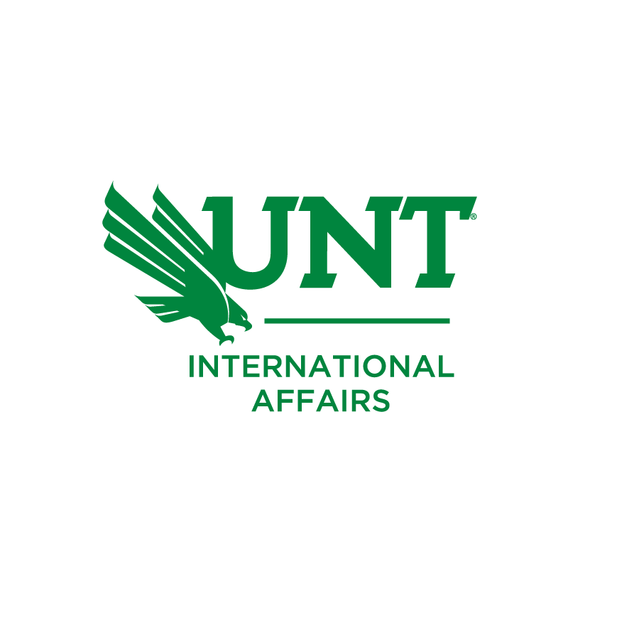 Official UNT International Affairs logo.